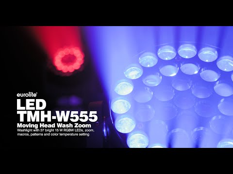 EUROLITE LED TMH-W555 Tâtes Mobiles Wash Zoom