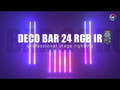 LIGHT4ME DECO BAR 24 RGB IR WH variateur de lumière avec éclairage LED
