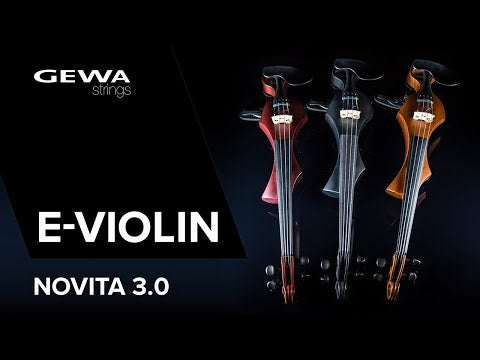 GEWA Violon électrique Novita 3.0 - Gold-brown (avec mentonnière Wittner)