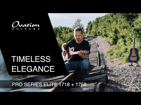 Ovation E-Acoustic Guitar Pro Series Elite Deep Bowl Non-Cutaway 12-string - Sunburst (1758-1-G)