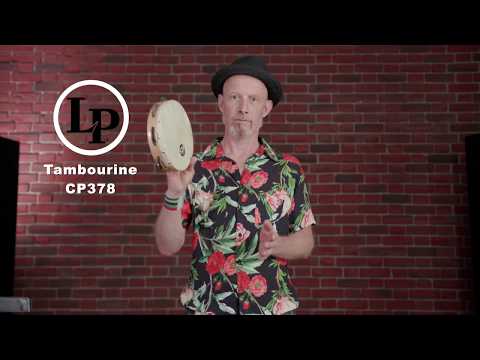 Latin Percussion Tambourine CP Wood - 8", une rangée (CP378)
