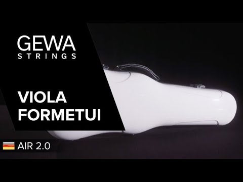 GEWA étui de forme pour alto Air 2.0 - Red highgloss (with side handle)