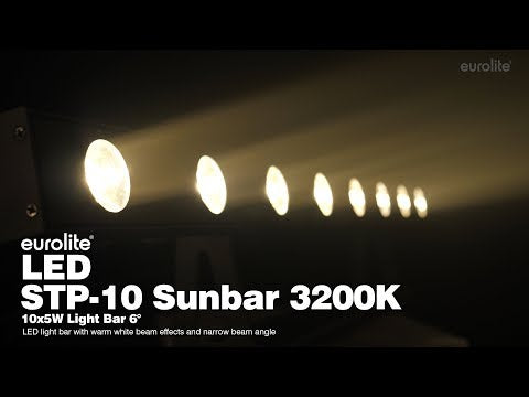 EUROLITE LED STP-10 Sunbar 3200K 10x5W barre Light 6°