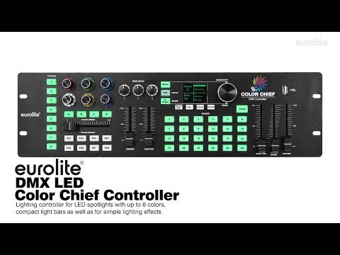 EUROLITE Contrôleur de couleurs LED DMX Color Chief
