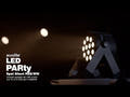 EUROLITE set 4x LED PARty Spot Silent RGB/WW avec Soft Bag