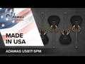 Adamas E-Acoustic Guitares ADAMAS U581T-FM Mid-Depth Non-Cutaway - Black Satin Copper Metal Flake (U581T-FM-G)