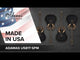 Adamas E-Acoustic Guitar ADAMAS U581T-FM Mid-Depth Non-Cutaway - Black Satin Copper Metal Flake (U581T-FM-G)