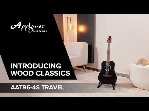 Applause Acoustic Guitar Wood Classics AAT96-4S Travel - Matt (AAT96-4S)