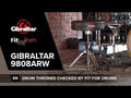 Gibraltar Siège de batterie série 9800 - 9808ARW