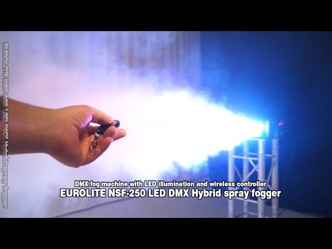 EUROLITE NSF-250 LED DMX Machine à brouillard hybride