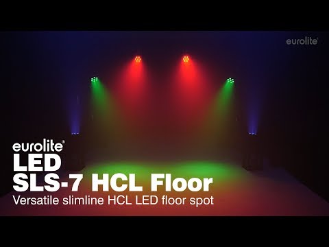 EUROLITE LED SLS-7 HCL projecteur de sol blanc