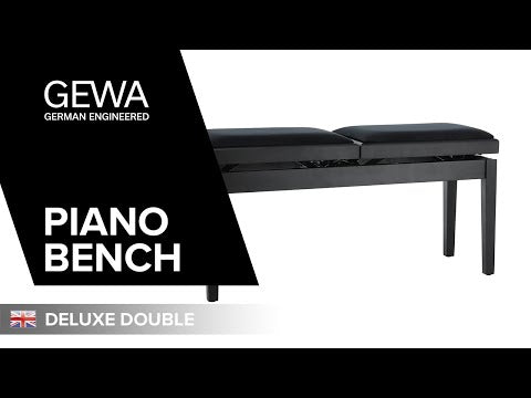GEWA Banquette de piano Deluxe Double - White mat
