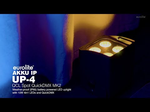 Projecteur Spot EUROLITE AKKU IP UP-4 QCL QuickDMX MK2