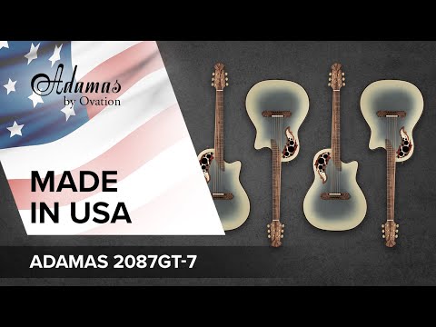 Adamas E-Acoustic guitares 2087GT Deep Contour Cutaway - Reverse Beige Burst (2087GT-7-G)