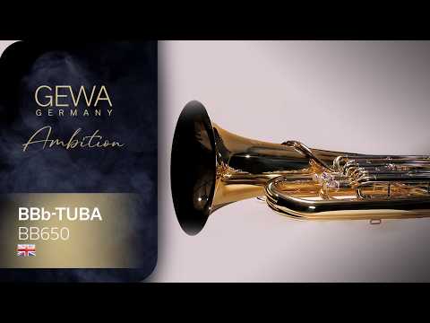 GEWA Ambition BB650 BBb-tubas, finition vernie transparente