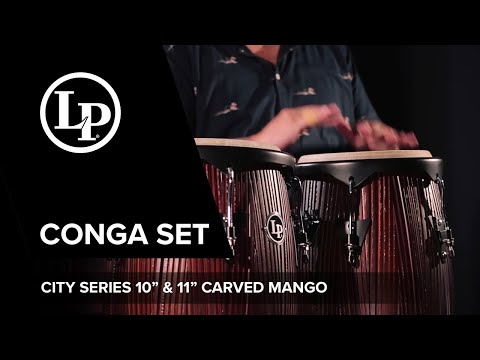 Latin Percussion set de Congas City Series - 10" & 11" (LP646NY-CMW)