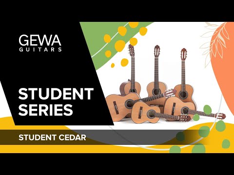 GEWA Classical guitar Student Cedar - taille 1/4 naturelle