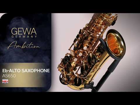 GEWA Ambition AS650 saxophone alto en Mib, finition dorée