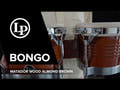 Bongo Latin Percussion Matador Wood - Almond Brown (M201-ABW)