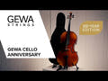 GEWA Anniversary violoncelle 1/4, monté avec archet, étui et colophane