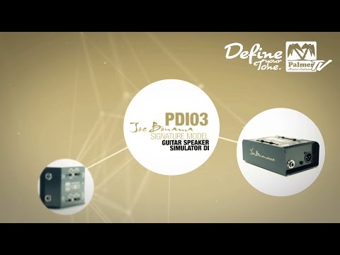 Palmer PDI 03 JB - Simulateur de baffle guitare/DI modèle signature Joe Bonamassa
