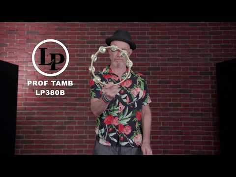 Latin Percussion Tambourin Professional - LP Tambourin à deux rangées 10 (LP380B)