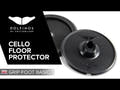 Dolfinos Protection de sol Grip-Foot Basic pour Violoncelle
