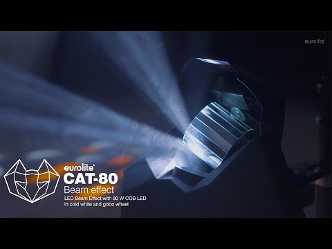 EUROLITE LED CAT-80 Effet de faisceau wh