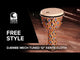 Toca Djembe Freestyle Mechanically Tuned - Fiesta (SFDMX-12F)