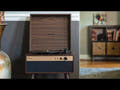 Crosley Jasper retro Platine vinyle, Noyer