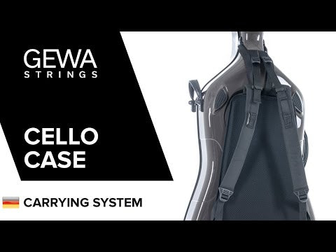 GEWA Système de transport pour Violoncelle Air - fixation 3 anneaux en D