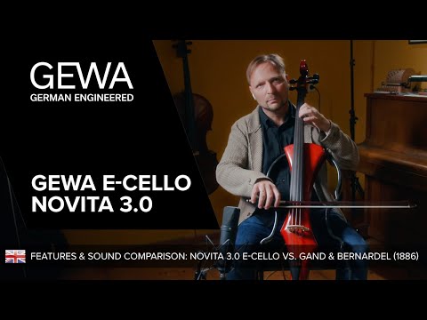 GEWA Violoncelle électrique Novita 3.0 - Brun doré (4/4)