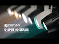 Cameo Q-SPOT 40 WW - spot compact avec LED WW 40 W, finition noire