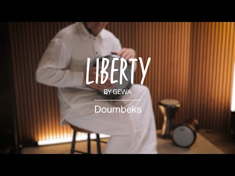 GEWA Doumbek Liberty Series en aluminium - 8"