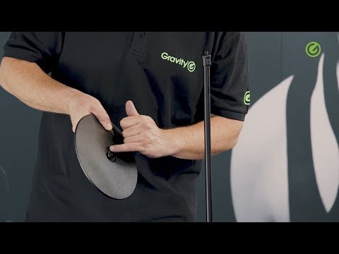 Gravity MS 2 WP - Plaque de lestage pour supports de Microphones à base ronde