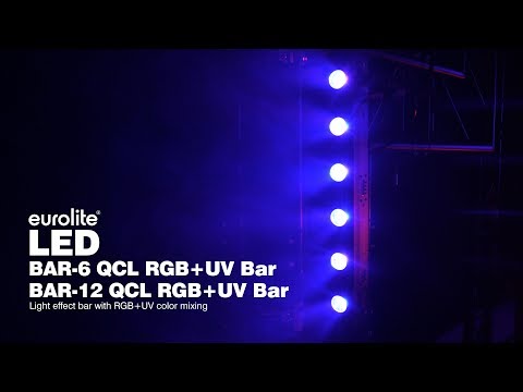 EUROLITE LED BAR-12 QCL RGB+UV Barre