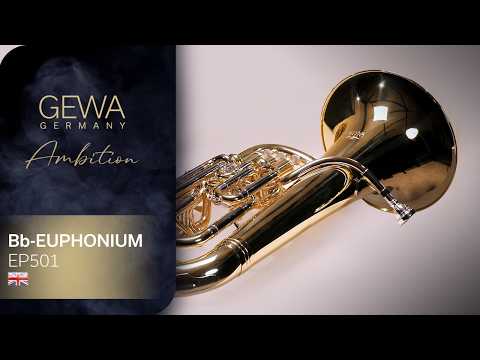 GEWA Ambition EP501 euphoniums en Sib, finition laquée transparente