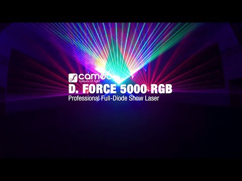 Cameo D FORCE 5000 RGB Lumières Laser