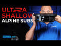 Alpine RS-W10D4 caisson de basses Shallow Type-R 10" 4+4 Ohm