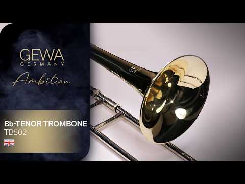 GEWA Ambition TB502 trombone ténor en Sib, vernis transparent