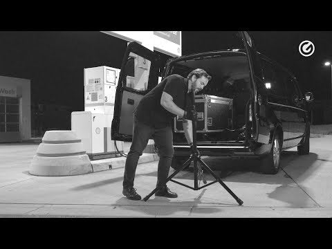 Gravity TSP 5212 LB - Pied d’enceinte en acier de la série Touring avec boulon de verrouillage automatique