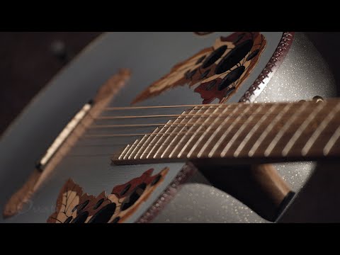 Adamas 1687GT Deep Non-Cutaway guitare électro-acoustique, Reverse Blue Burst