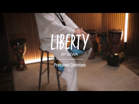 Ensemble de djembés GEWA Liberty Series Nestable 8", 10" et 12", Crazy Neon