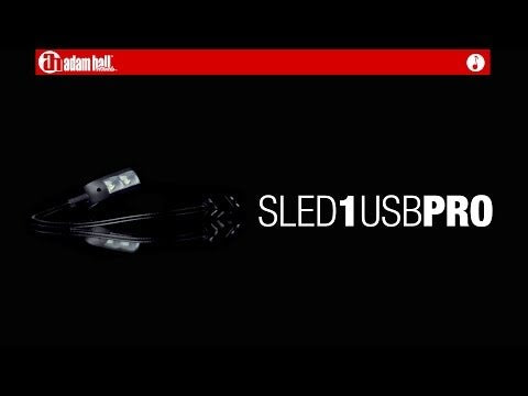 Adam Hall Stands SLED 1 USB PRO - Lampe col de cygne USB avec 2 LED
