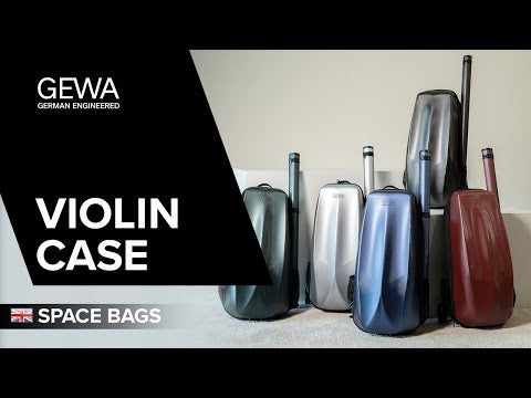 GEWA sac à dos pour étui de violon Space Bag - Blue 4/4 - 3/4 (33 x 67 (avec étui d'archet 79 ) x 19 cm)