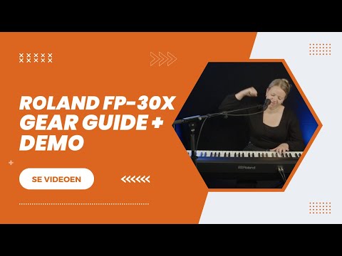 Roland FP-30X Piano Numérique (Noir)