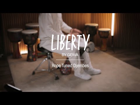 GEWA Djembé Liberty Series à tension par corde - 8" Pineapple