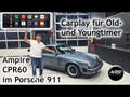 Ampire 1-DIN skærm med CarPlay Android Auto