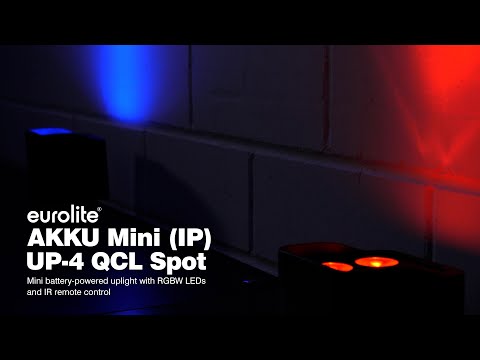 EUROLITE AKKU Mini UP-4 QCL Projecteur MK2
