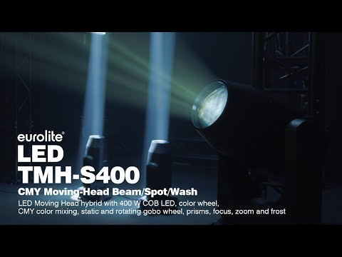 EUROLITE LED TMH-S400 CMY Tâtes Mobiles Beam/Spot/Wash